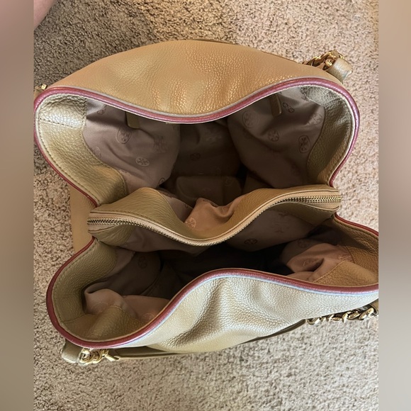 Tory Burch Harper bag with red/blue piping - Picture 2 of 4